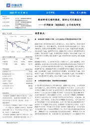 公司动态研究:新材料项目顺利推进,驱动公司长期成长