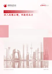 收入延续正增，回款有压力