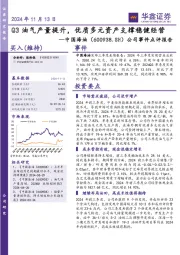 公司事件点评报告:Q3油气产量提升,优质多元资产支撑稳健经营