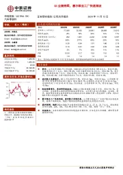 Q3业绩亮眼,塞尔维亚工厂快速爬坡