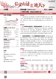 Q3利润环比略降，光储龙头全球竞争力强