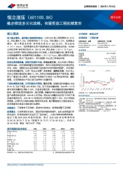 稳步推进多元化战略,有望受益工程机械复苏