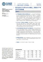 国内湿电子化学品行业领先,持续扩产布局半导体领域