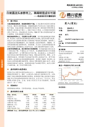 首次覆盖报告:白炭黑龙头承势而上,高端转型成长可期