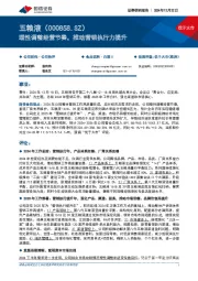 理性调整经营节奏，推动营销执行力提升