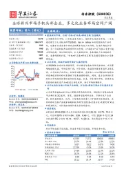 全球新兴市场手机头部企业，多元化业务布局空间广阔