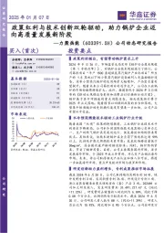 公司动态研究报告：政策红利与技术创新双轮驱动，助力锅炉企业迈向高质量发展新阶段