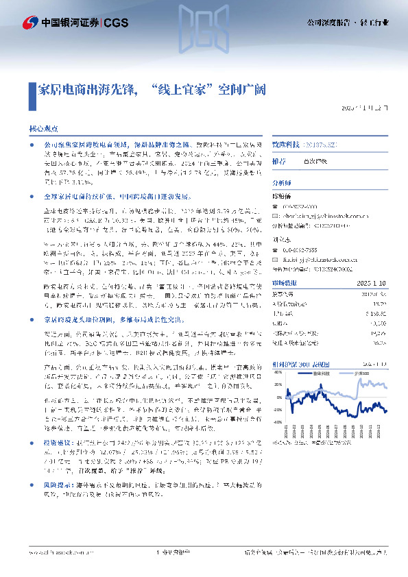 家居电商出海先锋，“线上宜家”空间广阔