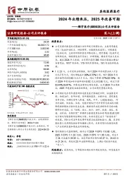 公司点评报告:2024年业绩承压,2025年改善可期