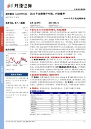 公司信息更新报告:2024年业绩预计亏损,利空缓释