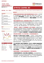 高成长国际化黄金矿企，降本+增效下高弹性业绩释放可期