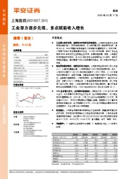 工业潜力逐步兑现,多点赋能收入增长