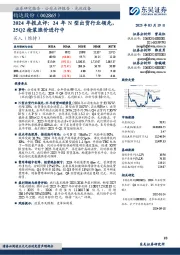 2024年报点评:24年N型出货行业领先,25Q2抢装涨价进行中