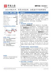 2024年报点评,智驾业绩高增,拓展海外市场新格局