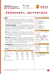 商誉减值致短期承压，2025年经营有望改善