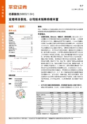 定增项目获批,公司技术矩阵持续丰富