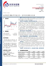 南华期货2024年年报点评：差异化发展能力凸显