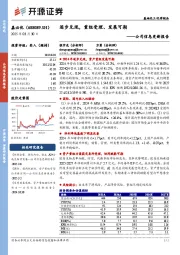 公司信息更新报告:逐步兑现,重组受理、发展可期