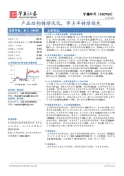产品结构持续优化，市占率持续领先