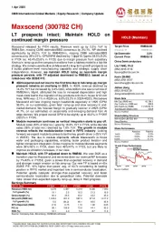 LT prospects intact; Maintain HOLD on continued margin pressure