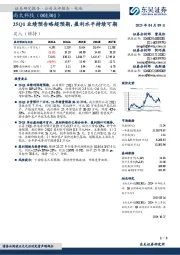 25Q1业绩预告略超预期，盈利水平持续可期
