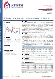 2024年报点评:扣非净利增速+8%,超营收增速