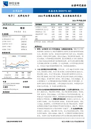 2024年业绩表现亮眼,各业务板块齐发力2024年年报点评