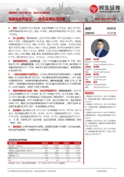 2024年年报点评:电解液盈利承压,一体化布局纵深突破