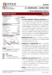 2024年年报点评:收入保持较快增长,盈利能力增强