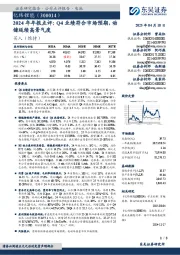 2024年年报点评：Q4业绩符合市场预期，动储延续高景气度