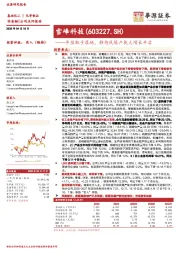年报靴子落地，静待民爆产能大增长开启