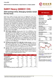 2024 earnings inline; Emerging markets remain the key focus
