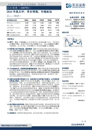 2024年报点评：符合预期，行稳致远
