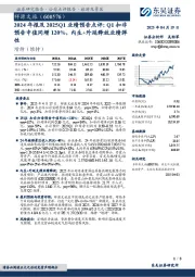 2024年报及2025Q1业绩预告点评：Q1扣非预告中值同增120%，内生+外延释放业绩弹性