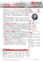 2024年年报点评:业绩符合预期,海外产能及时补位