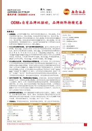 2024年年报点评：ODM+自有品牌双驱动，品牌矩阵持续完善