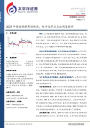 2024年营收规模再创新高，电子化学品占比明显提升
