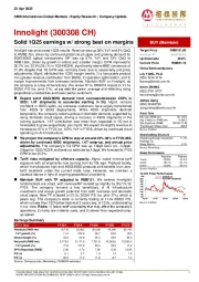Solid 1Q25 earnings w/ strong beat on margins