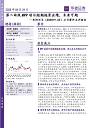 公司事件点评报告:第二曲线MPP项目短期拖累业绩,未来可期