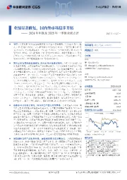 2024年年报及2025年一季报业绩点评:业绩显著修复,国内外市场稳步开拓