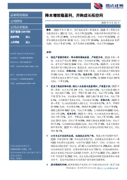 降本增效稳盈利,并购成长拓空间