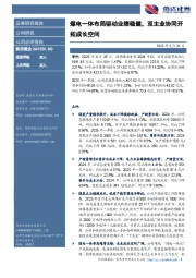 煤电一体布局驱动业绩稳健,双主业协同开拓成长空间