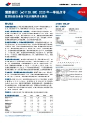2025年一季报点评:微贷阶段性承压不改长期高成长属性
