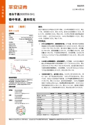稳中有进，盈利优化