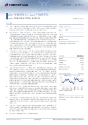 2024年报和2025Q1业绩点评:2024年稳健收官,2025年稳健开局