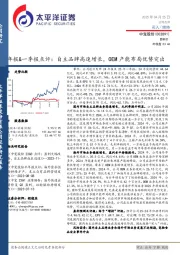 年报&一季报点评:自主品牌高速增长,OEM产能布局优势突出