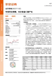 年报符合预期，充分受益IC国产化