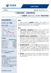 2025年一季报点评报告:下游需求疲软,业绩持续承压