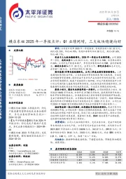横店东磁2025年一季报点评:Q1业绩同增,三大板块稳健向好