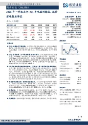 2025年一季报点评:Q1单吨盈利触底,涨价落地拐点将至
